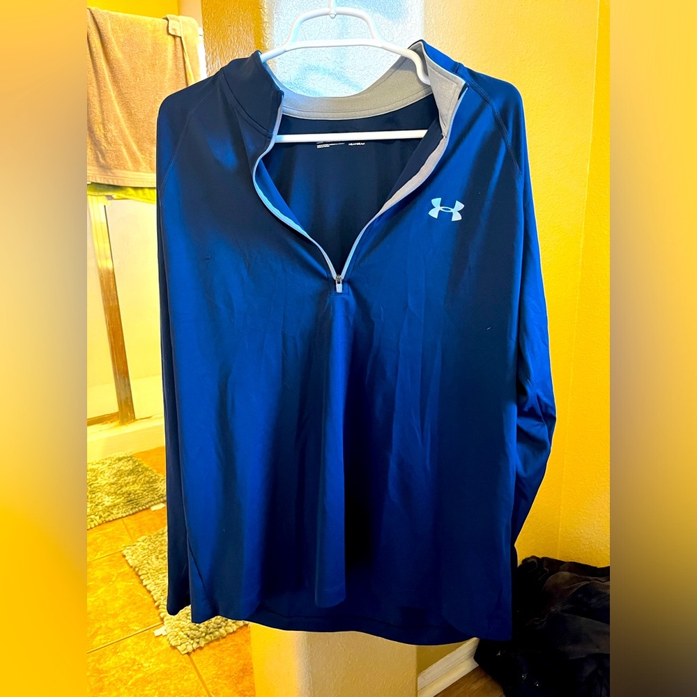 Women’s XL Under Armour Navy Blue Quarter Zip Pullover